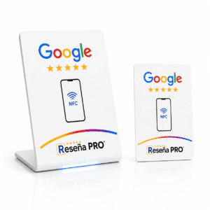 pack soporte + tarjeta reseña pro
