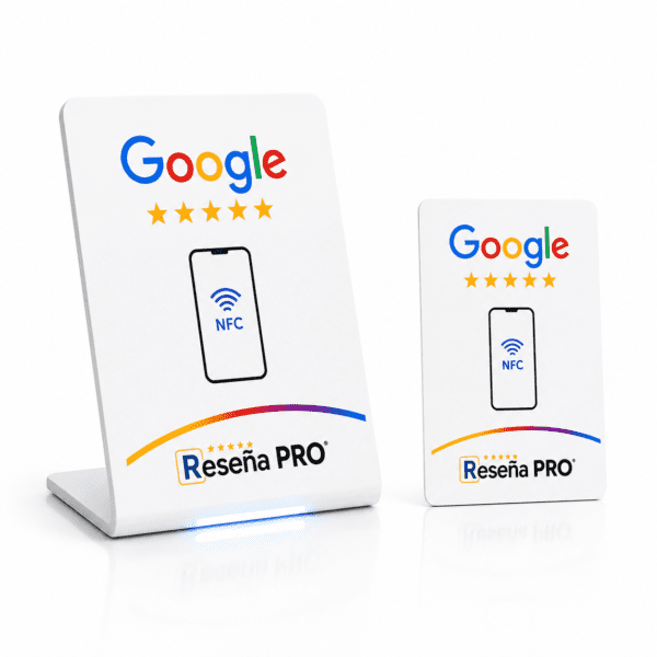 pack soporte + tarjeta reseña pro