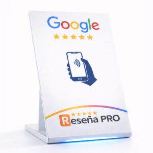 soporte blanco reseña pro para reseñas en google